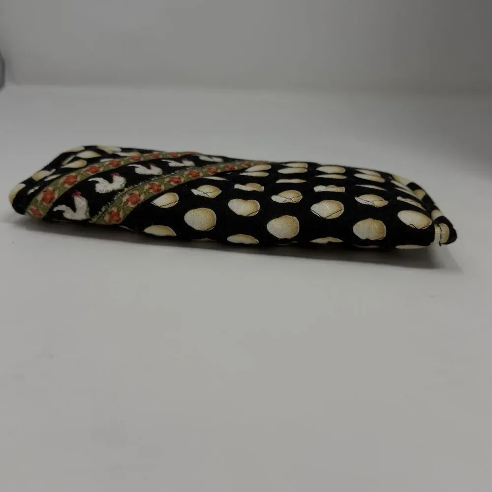 Vintage 1998 Vera Bradley Chanticleer Petite Villager NWT + Glasses Case